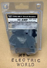 New Circuit Breaker FPE Federal Pacific  NA240 UBIF-240N 40 Amp 2 Pole THICK