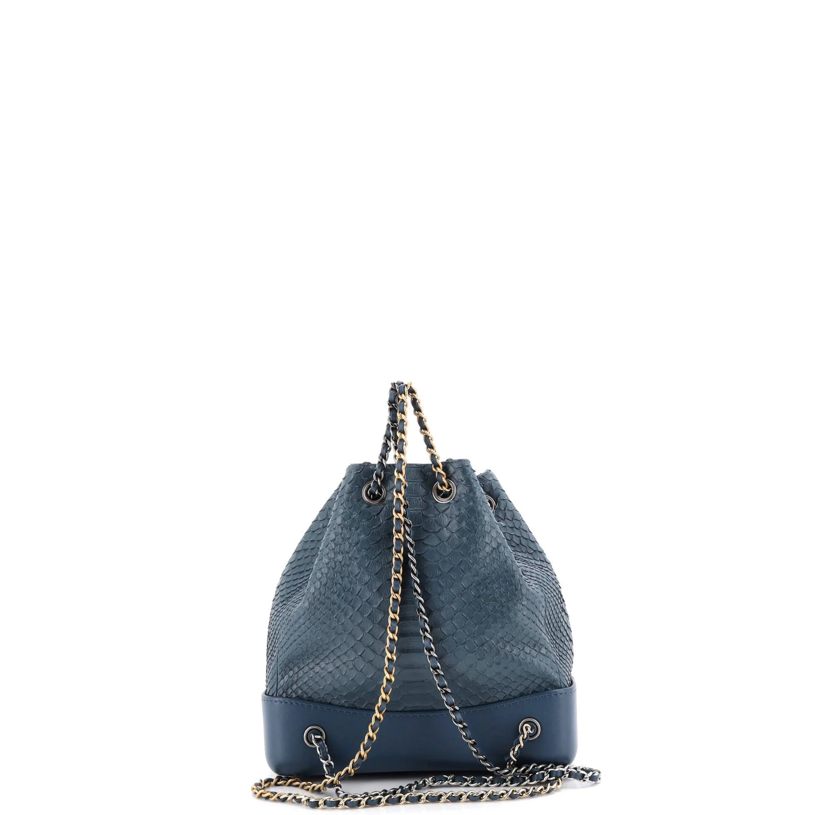 Chanel Gabrielle Backpack Python Small - image 3