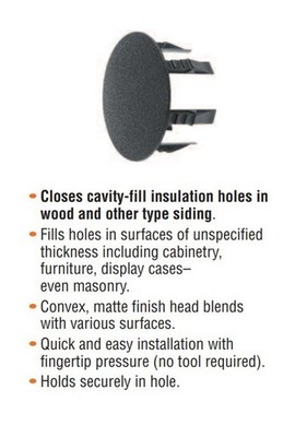 QTY25 HEYCO 1'' INSULATION PLUG 3139 IPW 1 BLACK COVERS HOLES IN VARIOUSE SURFACE