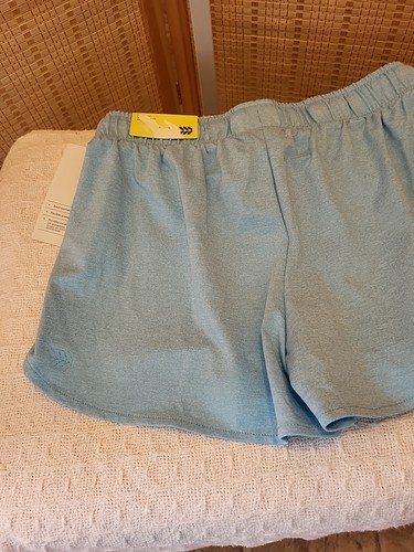 All In Motion Shorts Girls Size Large 10 12 Soft Gym Blue Drawstring Pocket - Picture 5 of 10