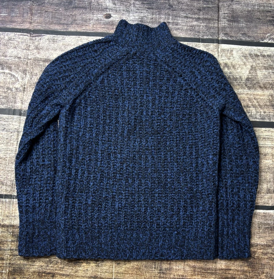 Vineyard Vines Sweater Women's XXS Virgin Wool Chunky Knit Mock Neck Pullover - Image 4 of 4