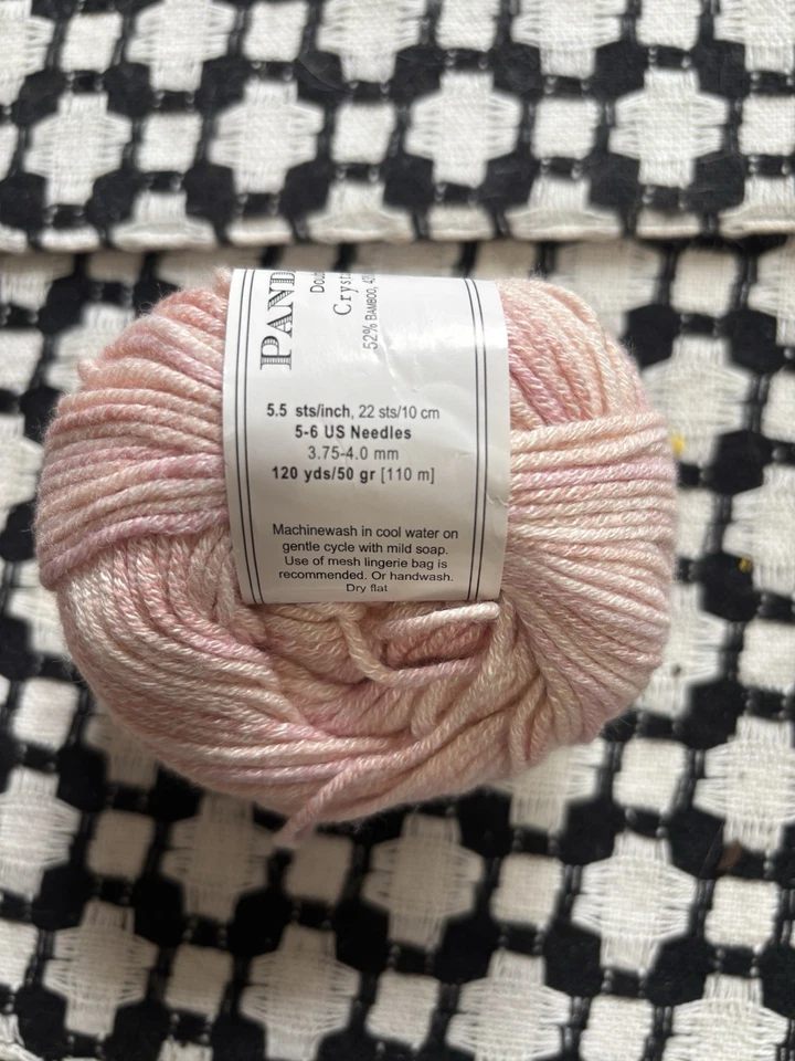 Crystal Palace Yarns Panda Silk DK Bamboo and Wool Yarn - Lot of 2 - Frosted Ros - Image 4 of 4