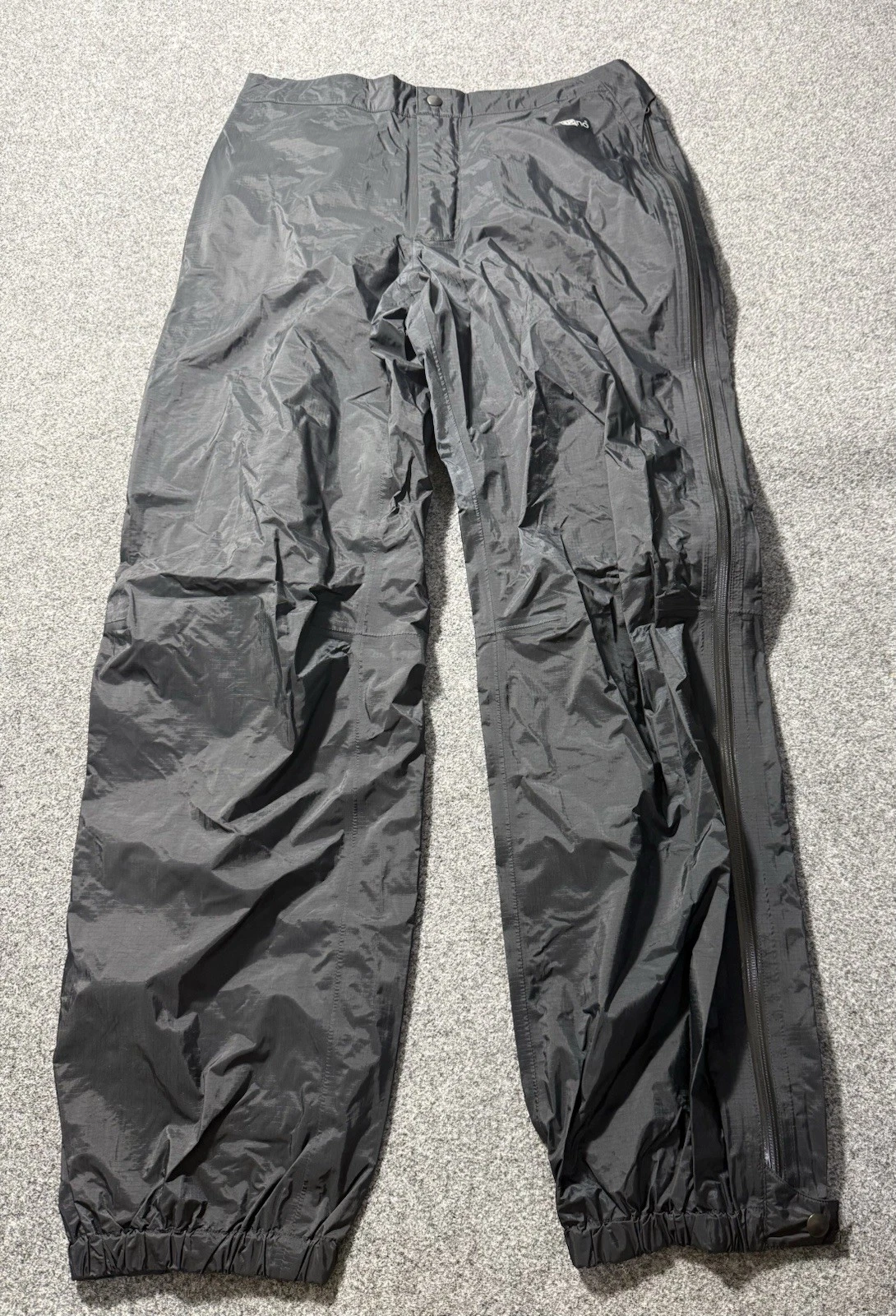 Patagonia Pants Mens M Black H2No Rain Shell Waterproof Hiking Outdoor
