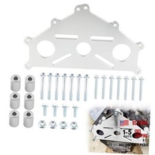 Engine Safe Stand Adapter Plate Heavy Duty Support Bracket Silver Silver