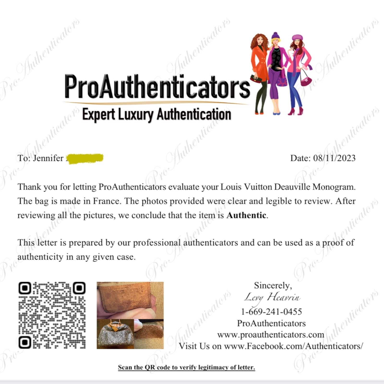 Louis Vuitton Authenticated Monogram Deauville Lu… - image 15