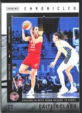 Caitlin Clark Basketball Card 2025 Panini Chronicled #6 Indiana Fever