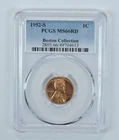 1952-S Lincoln Wheat Cent Boston Collection MS66 RD PCGS