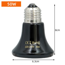 110V-240V Pet Reptile Heat Lamp Holder for Heaing Bulb for Lizard Turtle Snake A
