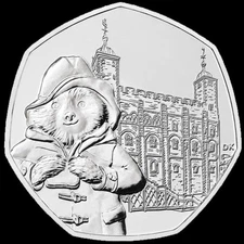 Paddington Bear 2019 50p Coin Tower of London