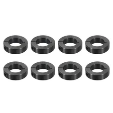 8pcs Single Split Shaft Collar 1-1/16" Bore 1-7/8" OD 1/2" Thickness Black