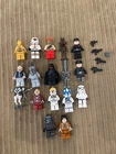 LEGO Star Wars Minifigure lot of  17 -Bottom row has damage