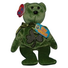 Ty Beanie Baby Luckier 2.0 - MWMT (Bear Irish 2008) St. Patricks