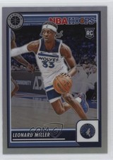 2023-24 Panini NBA Hoops Premium Stock Silver Prizm Leonard Miller #80 0r5k