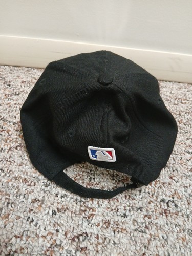 New Era Los Angeles Dodgers Black White 9forty A-Frame Snapback Hat - Picture 4 of 7