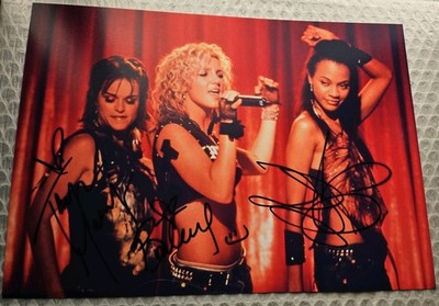 W/COA, ORIGINAL  BRITNEY SPEARS AND 2 MORE SIGNED, 12''X8 1/2'' PHOTO, CROSSROADS