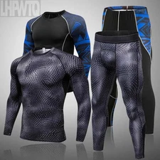 New Brand Winter Sets Men clothing thermal Quick Dry Antimicrobial Men's Hot Tig