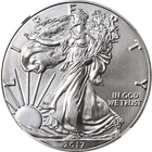 2017-W Silver American Eagle $1 NGC MS70 Burnished - STOCK