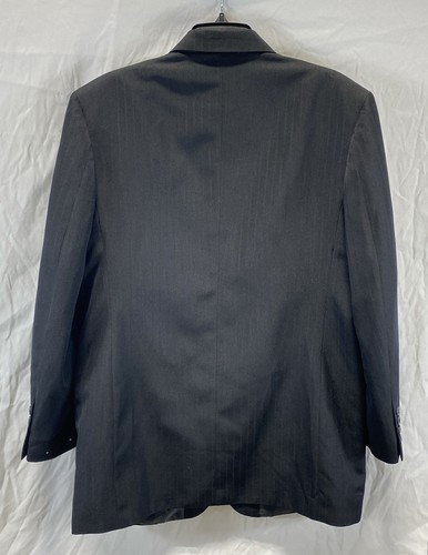NWT Alberto Celini Mens Black Four-Button Blazer Pants 2-Piece Suit Size 40/33R - Bild 4 von 10
