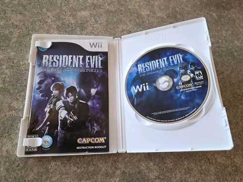 Nintendo Wii Resident Evil The Darkside Chronicles MISPRINT CIB Tested RARE!