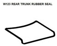 Hinten Kofferraum Dichtung Gummi 200 220 230 220D 240D FüR Mercedes Benz W123