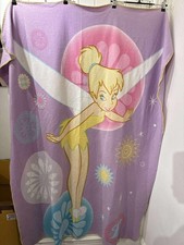 Vintage Disney Tinkerbell 47"x66" Fleece Überwurf Decke selten 
