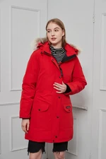 Canada Goose 07 Trillium Women's Red with Free Shipping