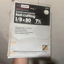 Craftsman Wood Cutting Band Saw Blade 9-26677 1/8”x80" 7.5TPI Fast Cut NEW NOS