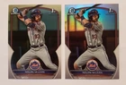 2023 Bowman Draft Nolan McLean Lot (2) 1 Refractor/1 1st Chrome BDC-96