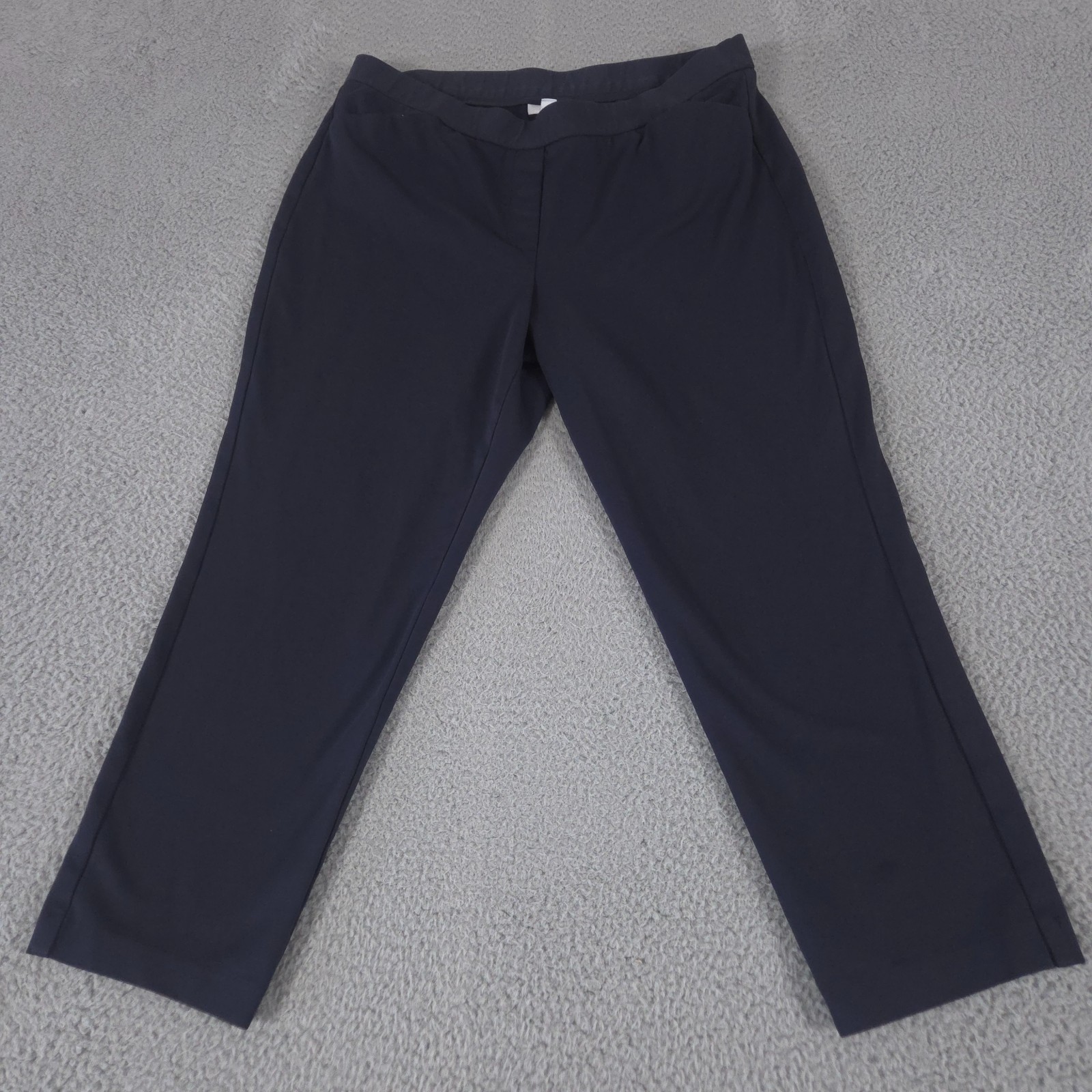 J Jill Pants Womens XL Petite Navy Ponte Slim Leg Pull On Stretch Casual Career