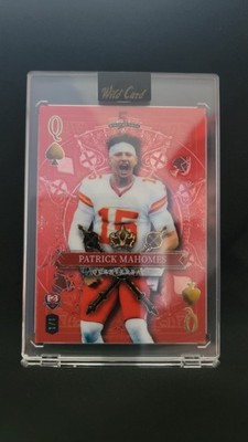 Dual Sided  Wild Card Stacked Deck Patrick Mahomes & Josh Allen 1/1 *Red CM