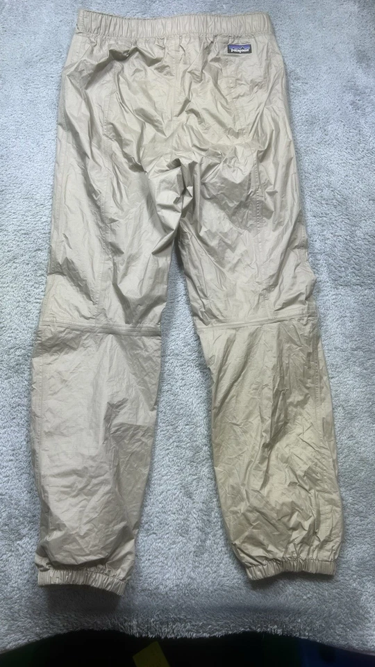 Pantalones de sombra de lluvia Patagonia vintage para hombre S 31x31,5 tostado nailon malla forrados al aire libre Foto 2 de 4