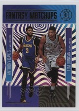 2020-21 Panini Illusions Fantasy Matchups Anthony Davis Tim Duncan #11 HOF 6o3