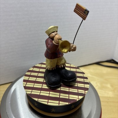 Williraye Studio WW8303M ''bugle Boy - Musical'' God bless America wind up SANKYO