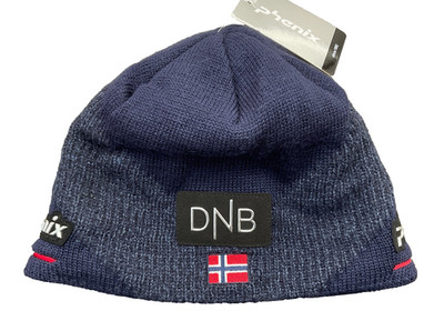 Phenix Norway Alpine Ski Team Beanie Hat DNB Logo Navy Blue Men s One Size Rare