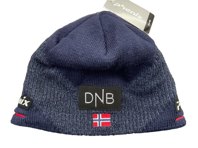 Phenix Norway Alpine Ski Team Beanie Hat DNB Logo Navy Blue Men's