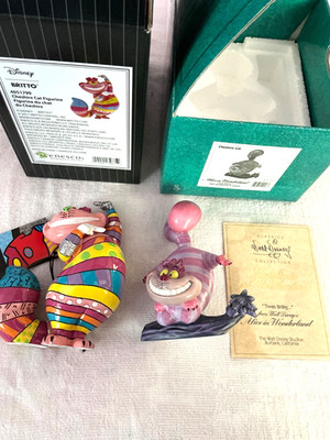 Britto Cheshire Cat Medium Figurine 5 .75'' 4051799  Twas Brillig 453054351  1994