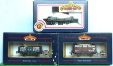 3 x Bachmann Lancs POWs: 37-076A Douglas Bank,37-057 J&R Stone 33-451 Carter OO