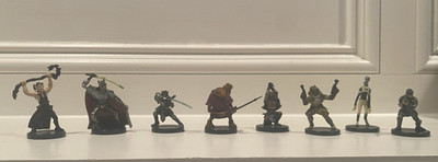 Star Wars Miniatures Lot - 2004 & 2005 - 8 figs/NO Cards -- SEE DESCRIPTION