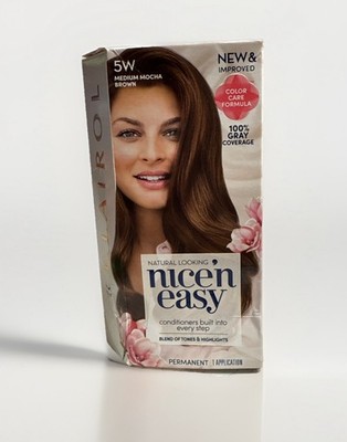 New Clairol Nice N Easy 5W/118B Medium Mocha Brown (1 Pack)