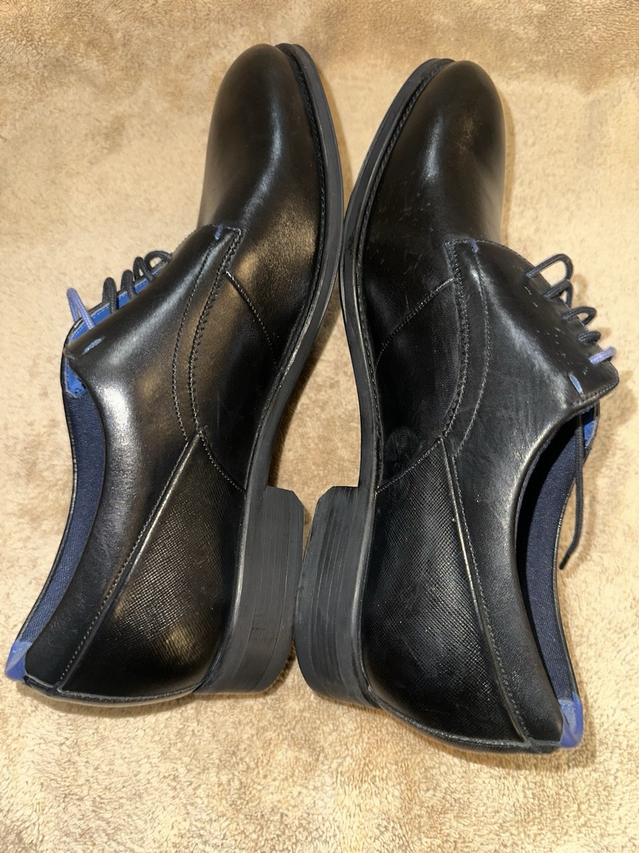 Mens Ted Baker Derby Black Lace Up Dress Shoes Sz 10 Vatory  display picture 3