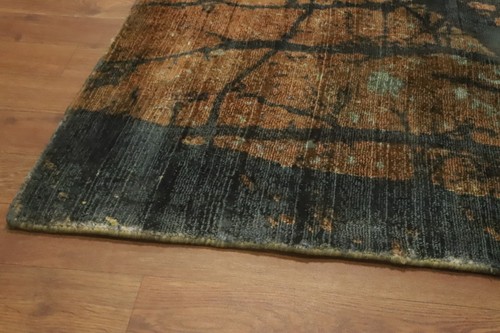 Natur Druck Abstrakt Modern Stil Vorleger 5x8 Fuß Handgeknüpft Carpet - Bild 10 von 13
