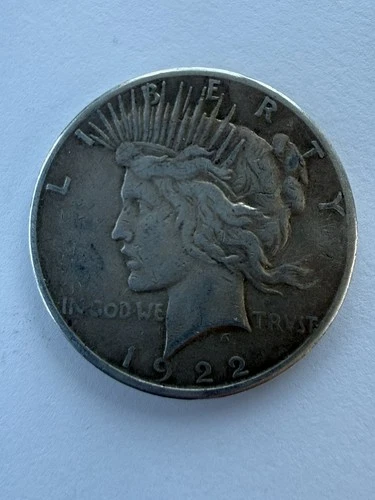 1922 Peace Dollar $1 Silver Coin Circulated Business Strike