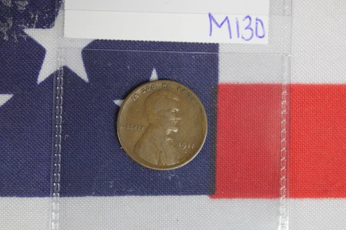 1911-S Lincoln Wheat Cent - Very Good Condition (M130)