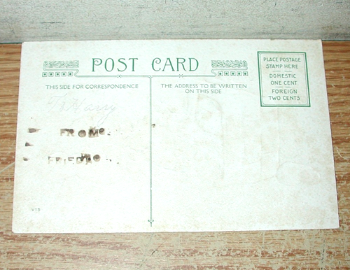 LOT OF 22 ANTIQUE EMBOSSED VALENTINE'S DAY POSTCARDS FROM THE 1910S - Afbeelding 17 van 17