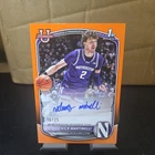 2025-26 Bowman Basketball Nick Martinelli Orange Auto /25 Northwestern