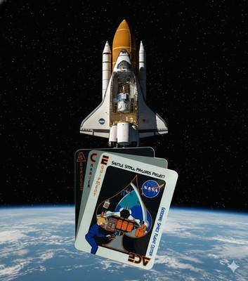 NASA ACE Shuttle Small Payloads Project Sticker - Goddard Space Center
