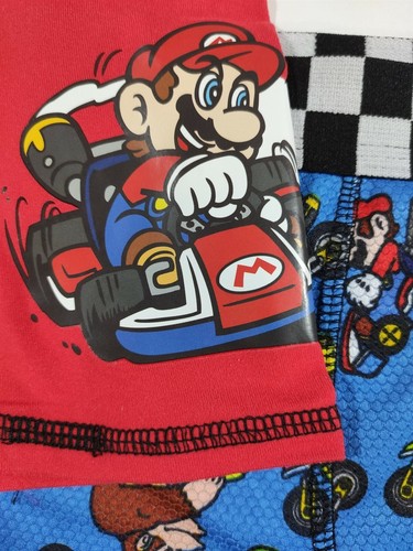 Super Mario Underwear Boys Small 6 Mariokart Boxer Briefs Performance 3-Pack Kid - Picture 2 of 4