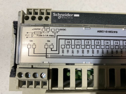 Schneider Modicon ABE7-S16E2F0 Base Module 24VDC 16 Digital Inputs, NOS w/CABLE - Picture 5 of 12