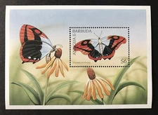 ANTIGUA & BARBUDA 1997 MNH BUTTERFLY STAMPS SOUVENIR SHEET BUTTERFLIES INSECT
