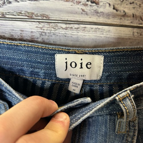 Joie Cordelia Jean Soho Wash Blue Jeans High Rise Ankle Tapered Size 27 ($248) - Picture 6 of 10
